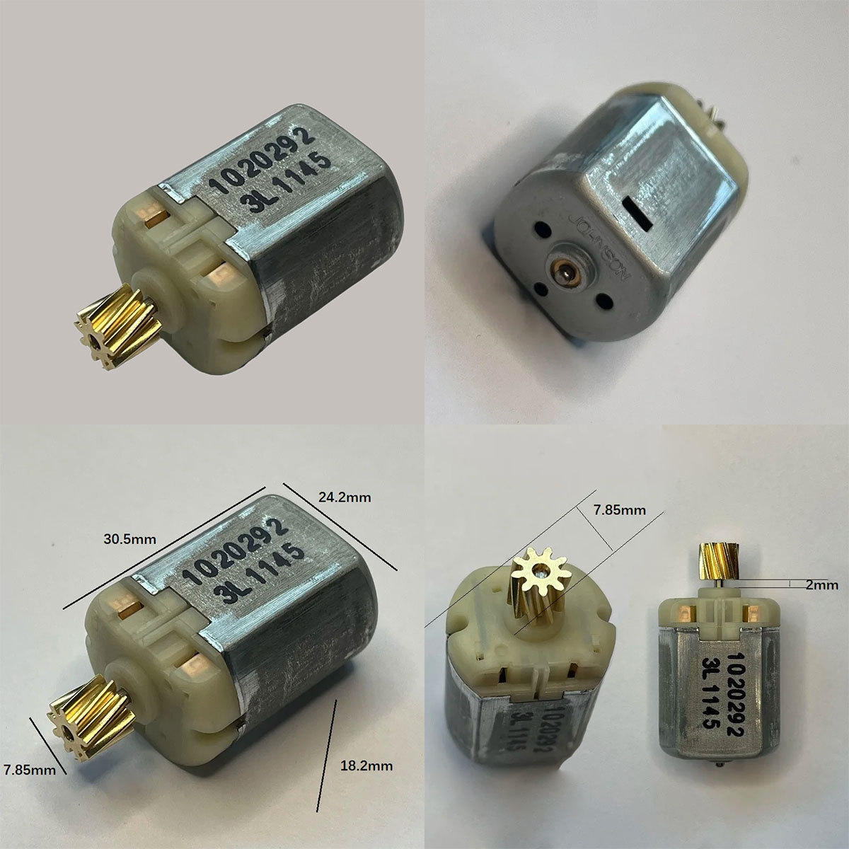 1020292 Micro DC Motor Replacement for AUDI Q3 A6 VW Touareg Bentley Car Trunk Lock Repair