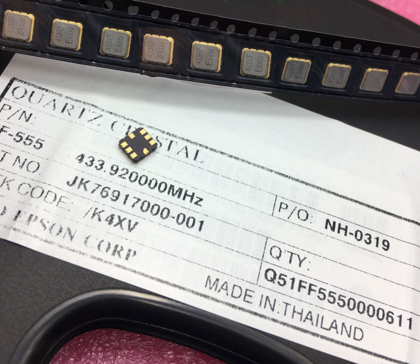 FF-555-315.100000MHZ 433.920000MHZ 313.850000MHZ EPSON Quartz Crystal  SAW Filter for Car Remote Fob Repair