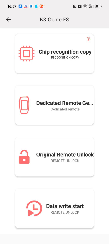 AIK KEY TOOL K3 Genie Support Transponder Chip Read/Write/Copy, Generate New Remote, Unlock Used Remote