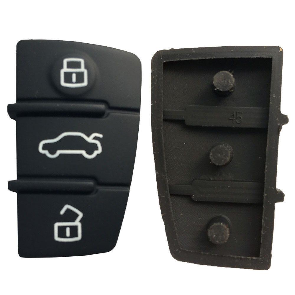 for Audi A6 8E Chip Flip Remote Fob PCB Repair Kit -Micro Switches+RF IC+Crystal