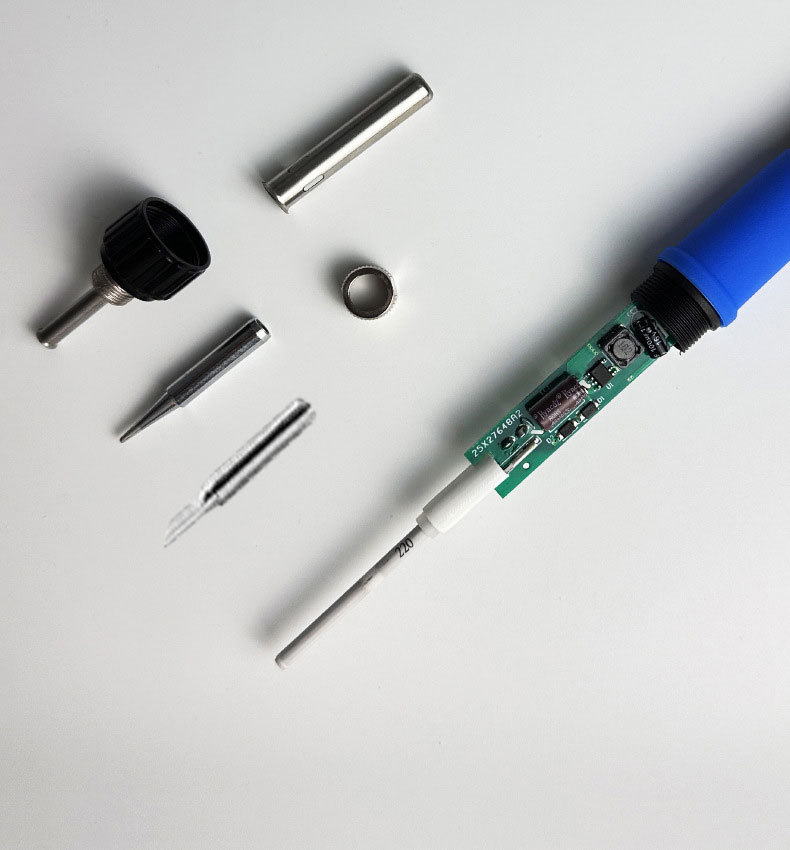 HuangHua 909DR LCD Digital Display Solder Iron 80W with Switch Constant Temperature 180℃-500℃