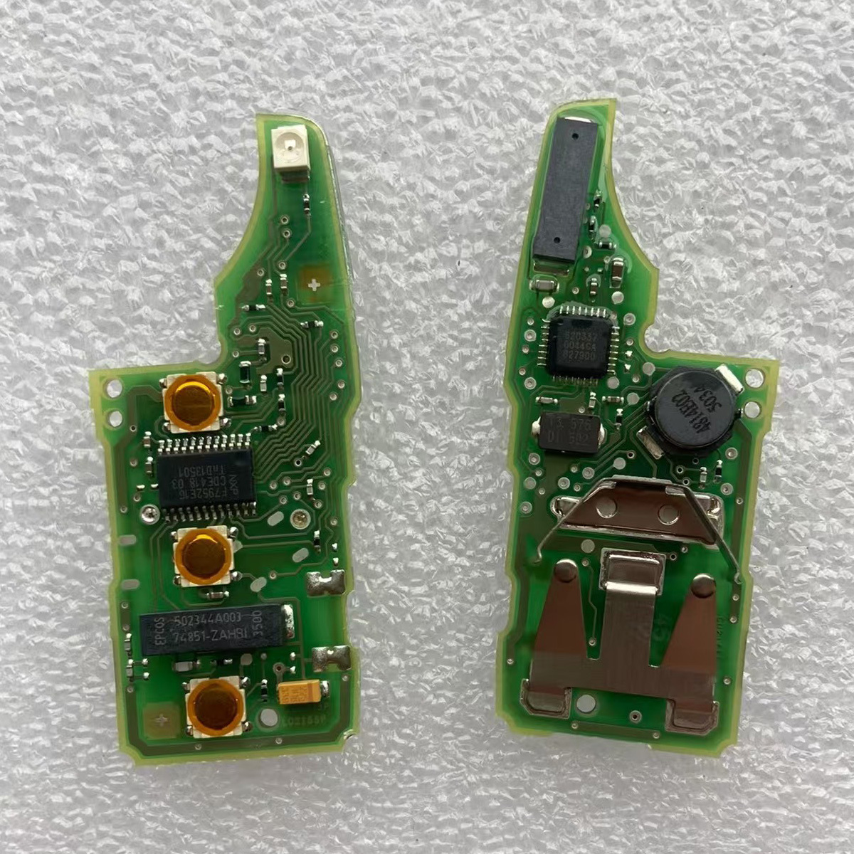 for Volkswagen VW 202AD 202AJ Flip Remote Fob PCB Repair Kit -Micro Switches+Crystal+Transponder Coil