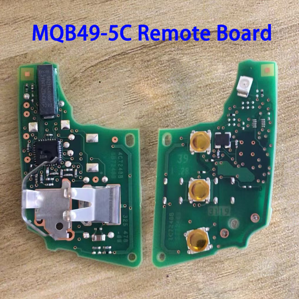 (Used and Locked) PCB Board for Volkswagen VW MQB49 5C Remote Key Fob Repair