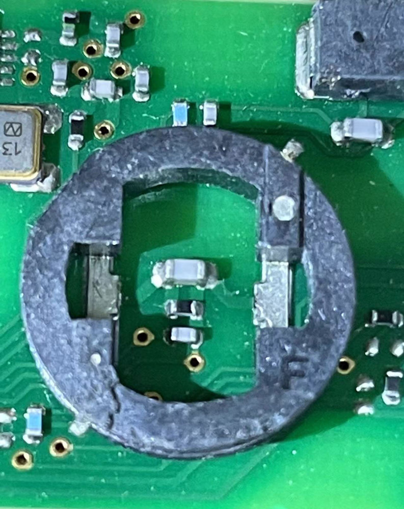 Mazda CX5 Remote Key Fob PCB Board Repair Components (Micro Switches, Crystal, Transponder Coil,battery Rack)