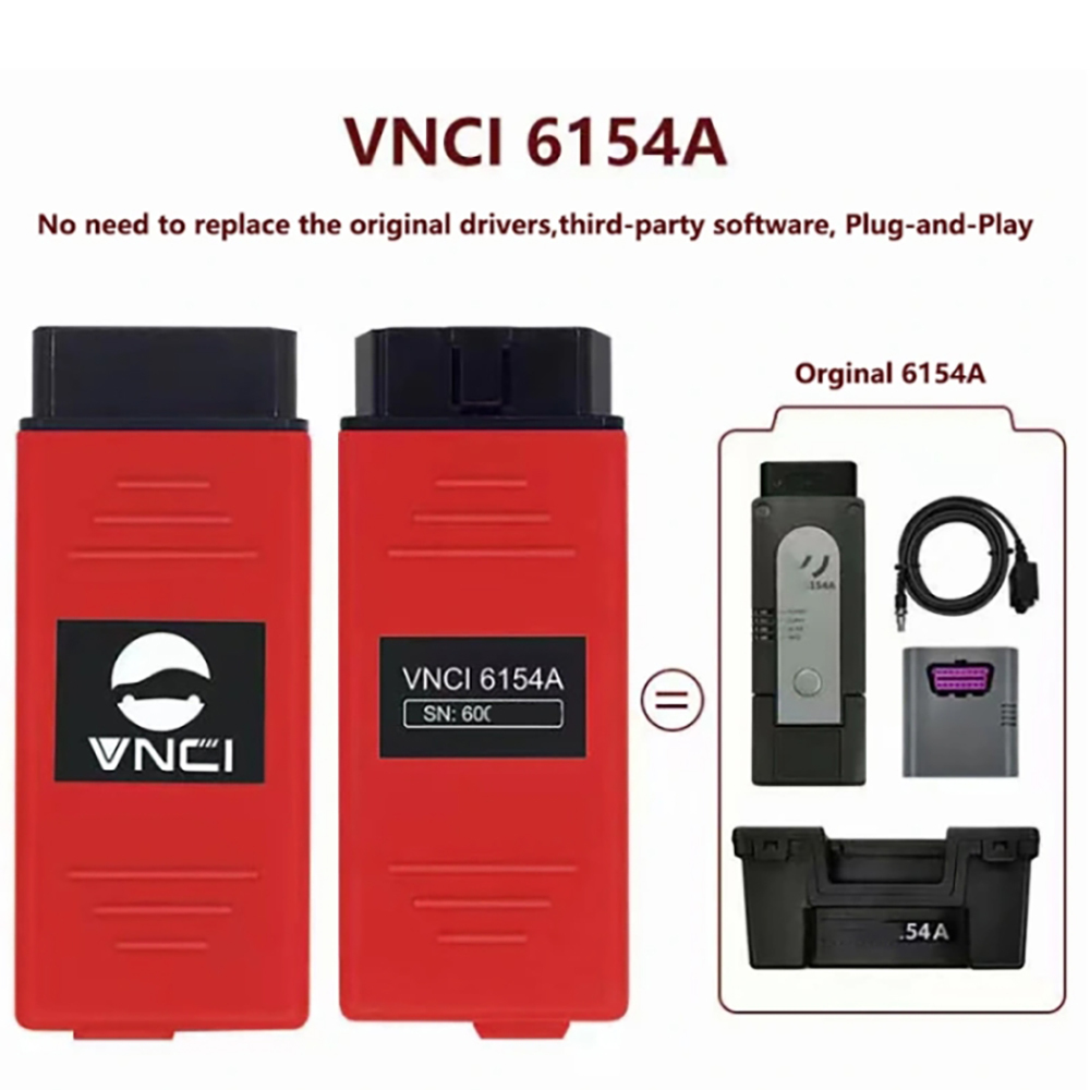 VNCI 6154A Diagnostic Tool With DOIP/CAN FD Supports The Latest ODIS Software Plug and Play Without Third-Party Manager Software