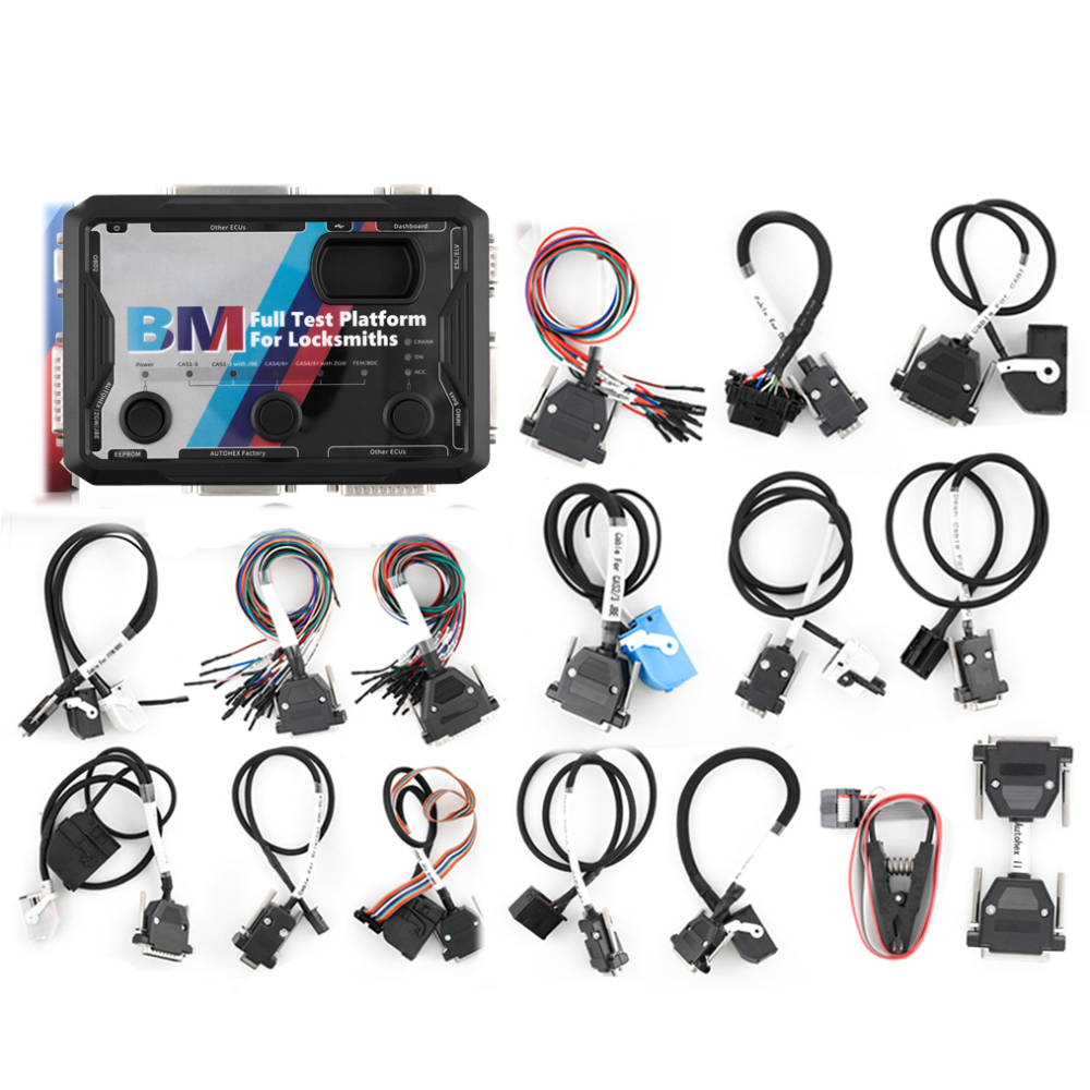 BM Universal Full Test Platform Locksmiths Version for BMW CAS1 CAS2 CAS3 CAS3+ CAS3++ CAS4 CAS4+ FEM BDC1