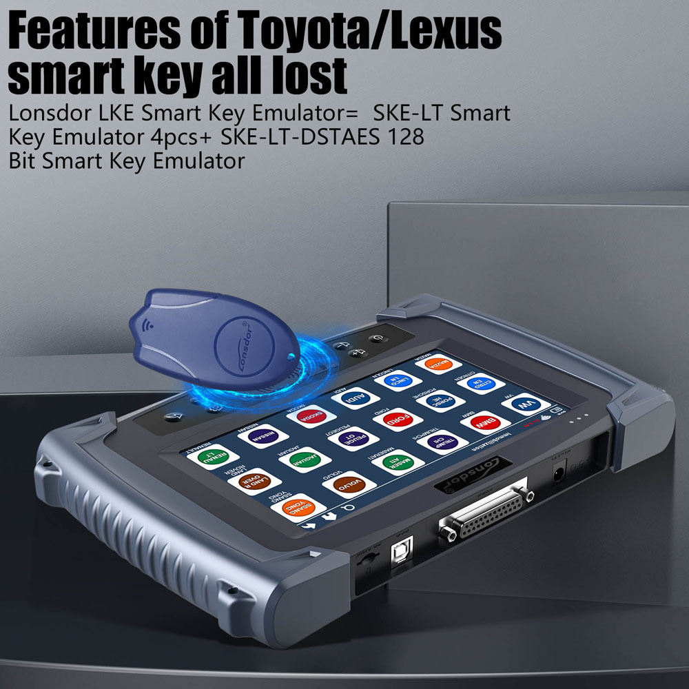Lonsdor LKE Smart Key Emulator 5 in 1 for K518 Key Programmer Replace the SKE Toyota Lexus Smart Key Emulator