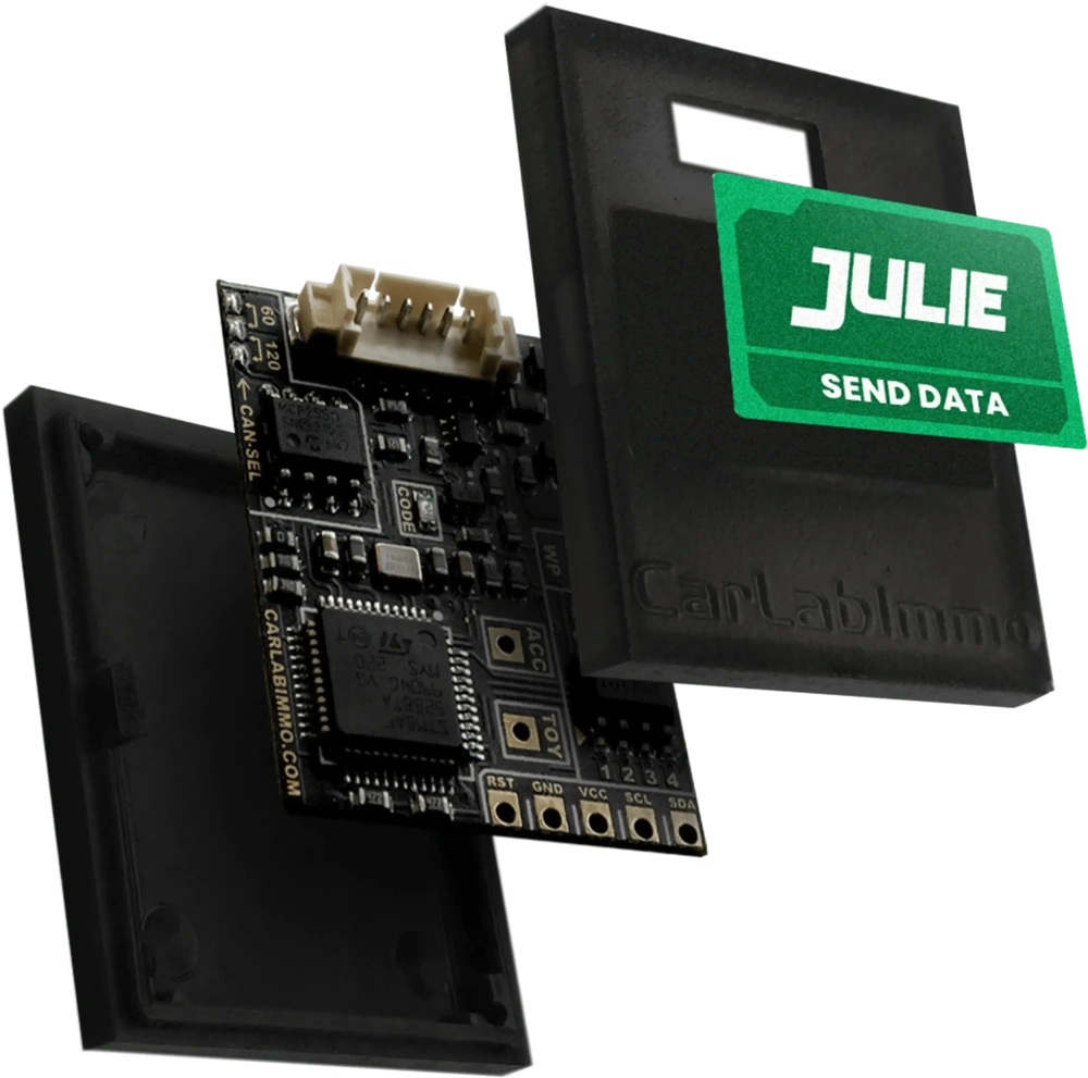 CarLabImmo Julie SEND DATA Emulator + 24C02 EEPROM Adapter