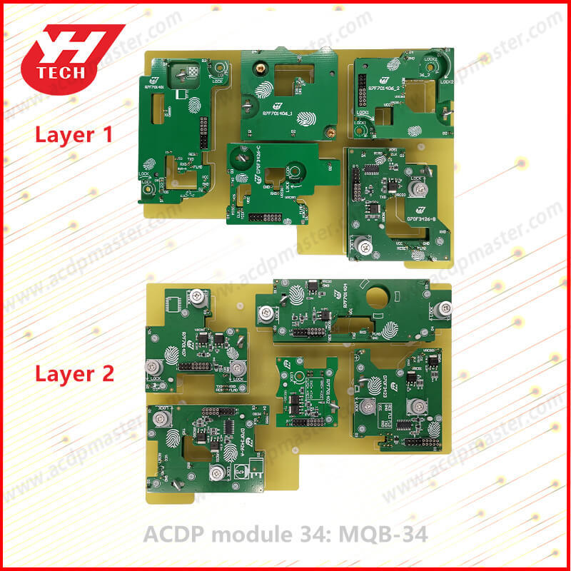 ACDP ACDP2 Module #34 MQB-34 Supports VW RH850 series R7F7xx0x 5A IMMO and 5A/5C Mileage Correction