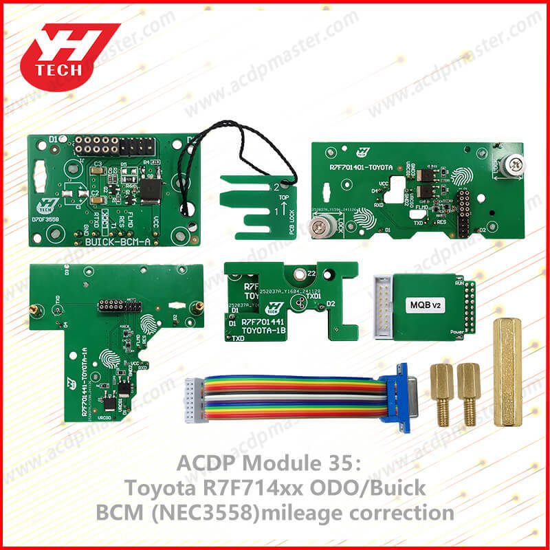 ACDP ACDP2 Module #35 for Toyota R7F714xx ODO/Buick BCM (NEC3558) Mileage correction