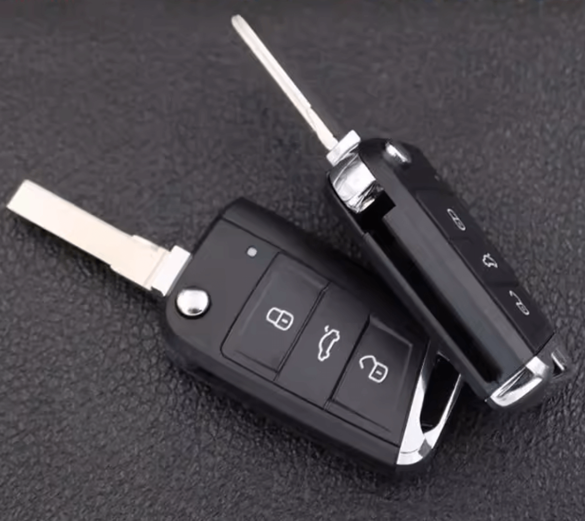 for Volkswagen Flip Key Shell Switchblade Key Empty Blank Case No Chip No PCB Board
