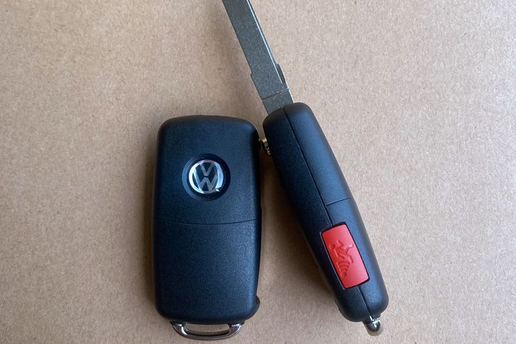 for Volkswagen Flip Key Shell Switchblade Key Empty Blank Case No Chip No PCB Board