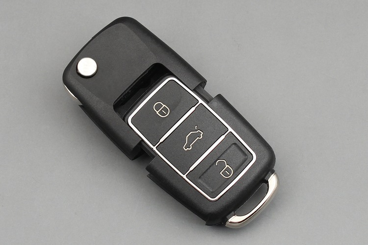 for Volkswagen Flip Key Shell Switchblade Key Empty Blank Case No Chip No PCB Board