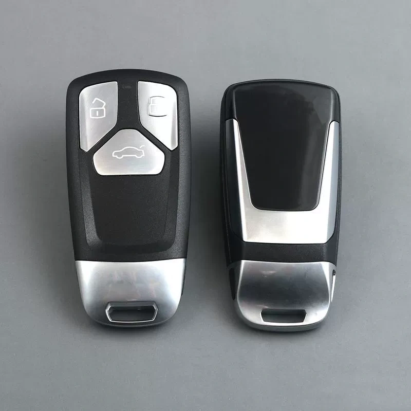 for Audi Smart Card Shell with Spare Key Blade Empty Blank Case No Chip No PCB Board