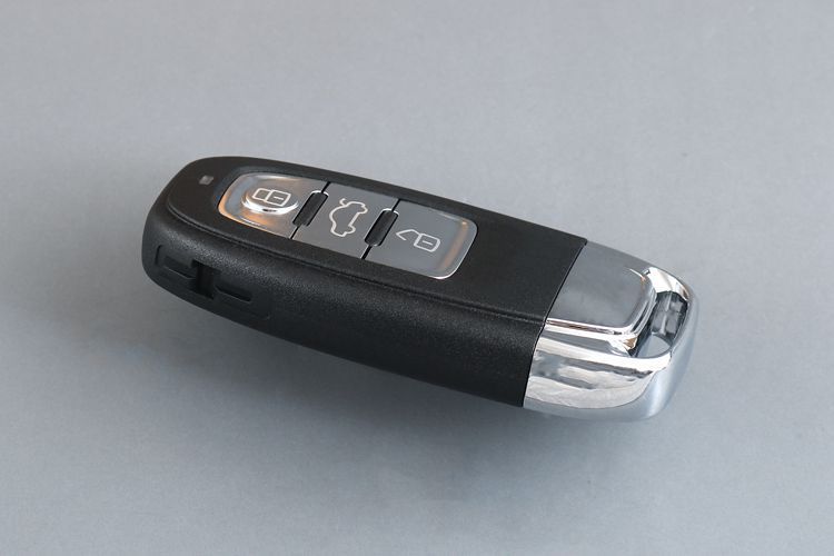 for Audi Smart Card Shell with Spare Key Blade Empty Blank Case No Chip No PCB Board