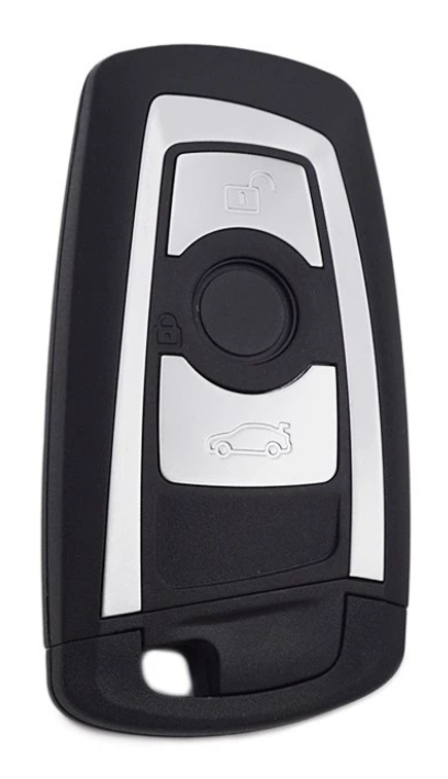 for BMW Smart Card Shell with Spare Key Blade Empty Blank Case No Chip No PCB Board