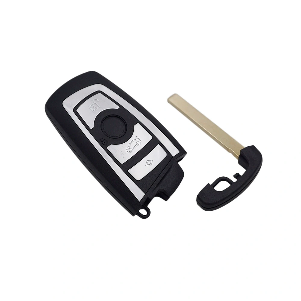 for BMW Smart Card Shell with Spare Key Blade Empty Blank Case No Chip No PCB Board