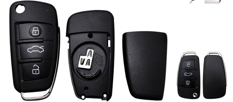 for Audi Flip Key Shell Switchblade Key Empty Blank Case No Chip No PCB Board