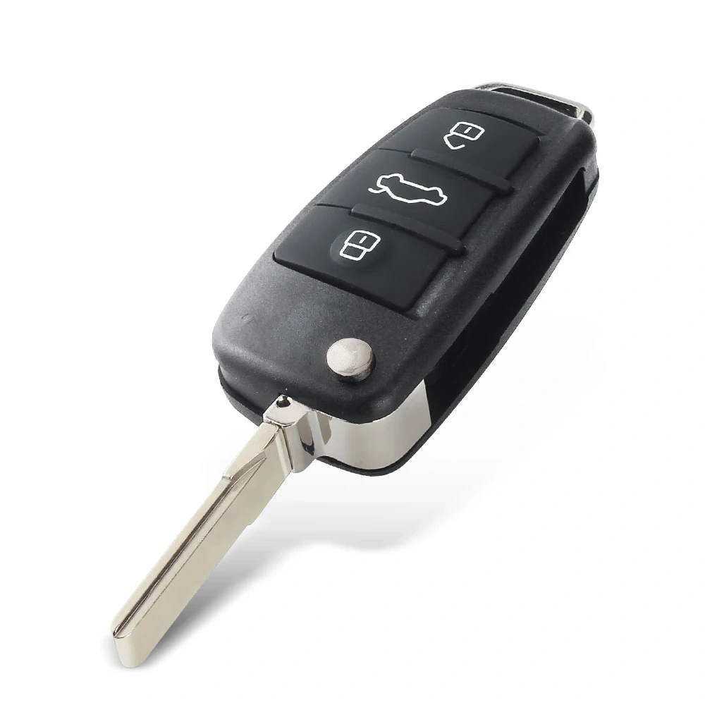 for Audi Flip Key Shell Switchblade Key Empty Blank Case No Chip No PCB Board