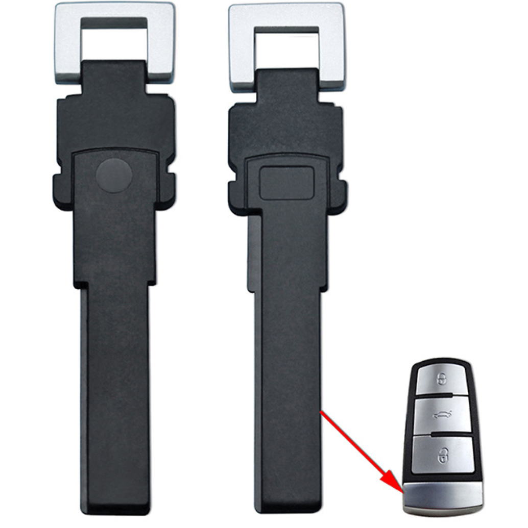 Mechanical Key for Volkswagen Smart Remote Fobs Spare Key Replacement