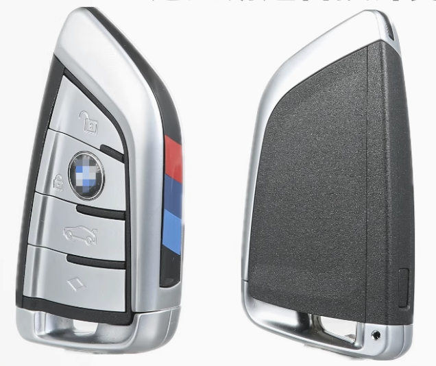for BMW Smart Card Shell with Spare Key Blade Empty Blank Case No Chip No PCB Board