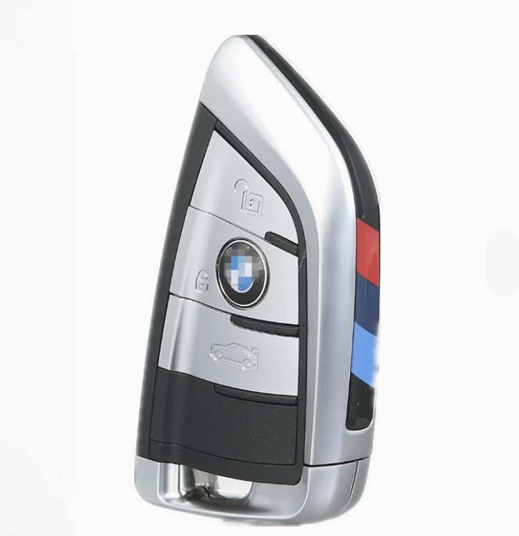for BMW Smart Card Shell with Spare Key Blade Empty Blank Case No Chip No PCB Board