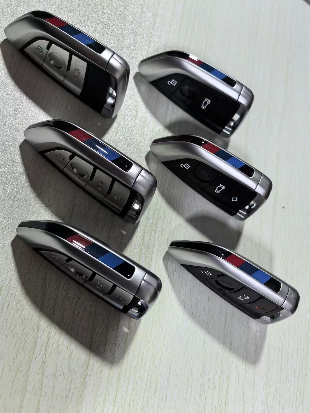for BMW Smart Card Shell with Spare Key Blade Empty Blank Case No Chip No PCB Board