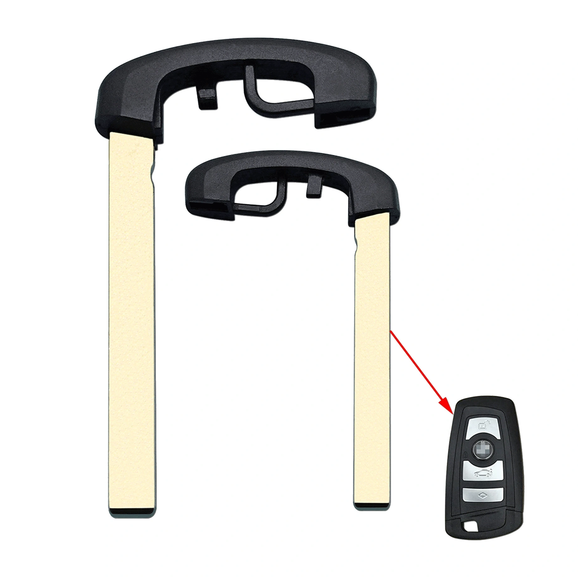 Emergency Key Blade for BMW Smart Card Keyless Entry Remote Fob Mechanical Keys Replacement