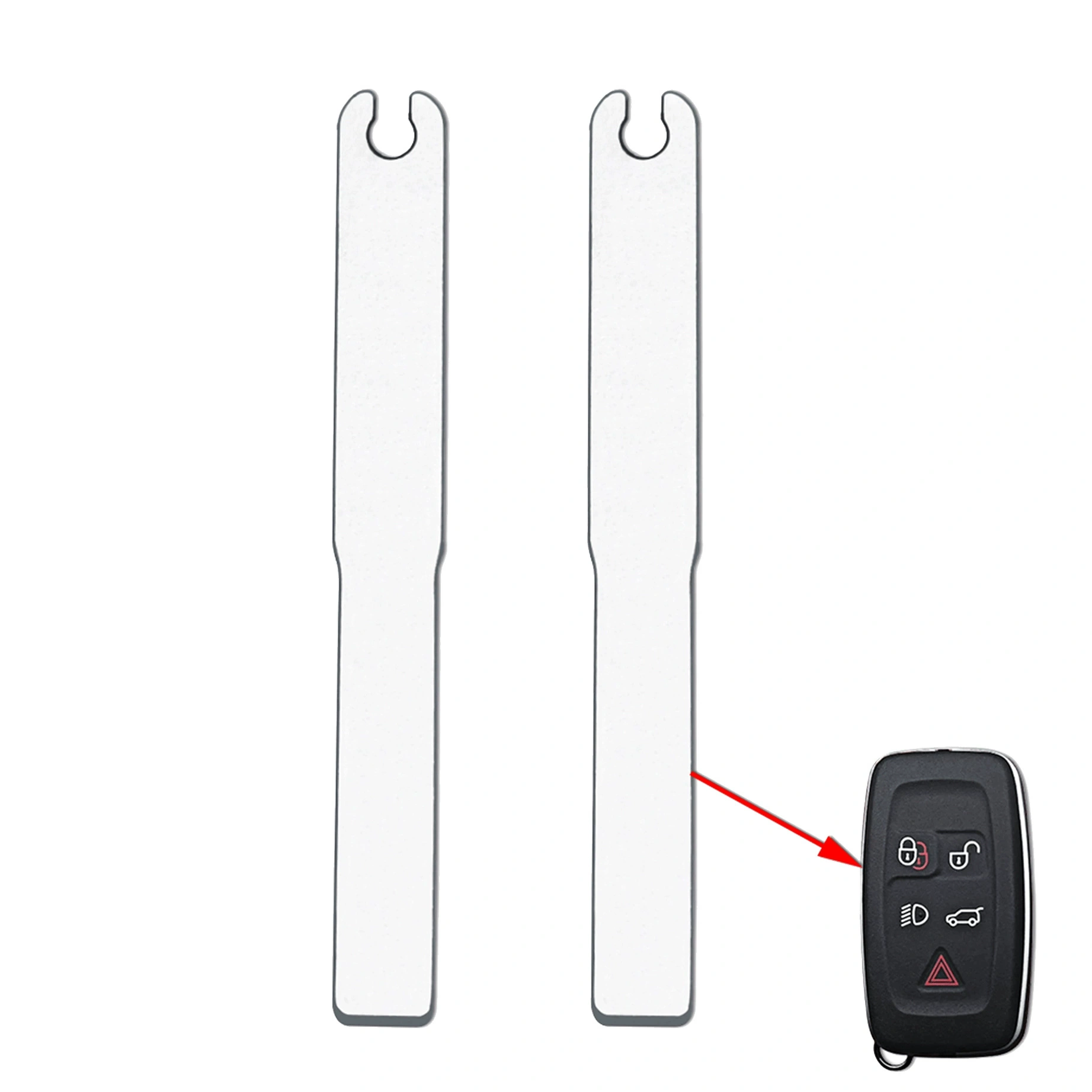 Mechanical Keys Replacement for Land Rover Jaguar Smart Card Keyless Entry Remote Fob