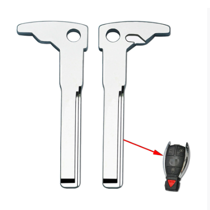 Emergency Key Blade for Mercedes Benz Smart Card Keyless Entry Remote Fob Mechanical Keys Replacement
