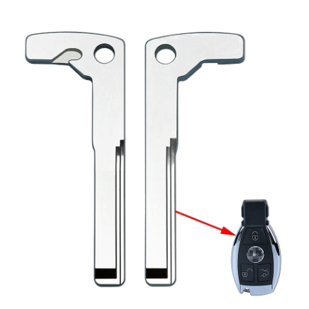 Emergency Key Blade for Mercedes Benz Smart Card Keyless Entry Remote Fob Mechanical Keys Replacement