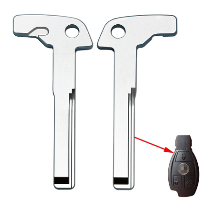Emergency Key Blade for Mercedes Benz Smart Card Keyless Entry Remote Fob Mechanical Keys Replacement