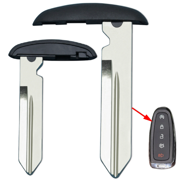 Mechanical Keys Replacement for Ford Smart Card Keyless Entry Remote Fob