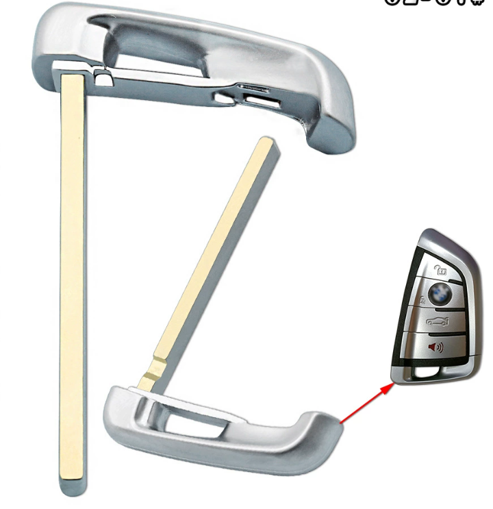 Emergency Key Blade for BMW Smart Card Keyless Entry Remote Fob Mechanical Keys Replacement