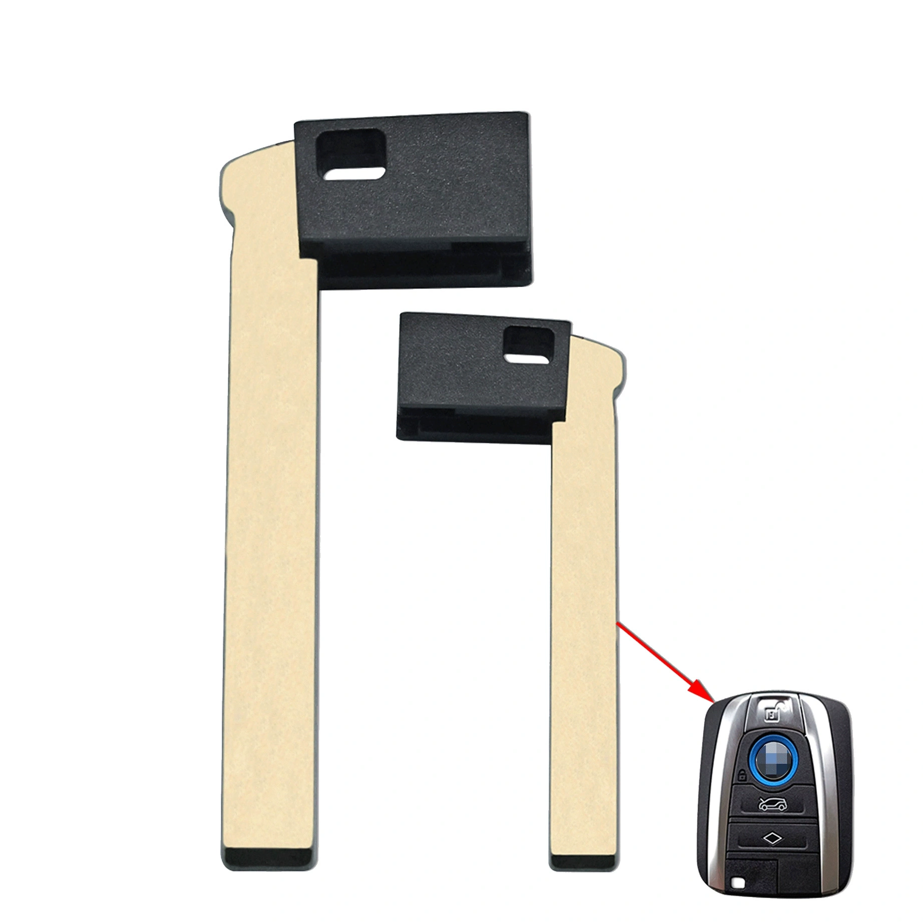 Emergency Key Blade for BMW Smart Card Keyless Entry Remote Fob Mechanical Keys Replacement