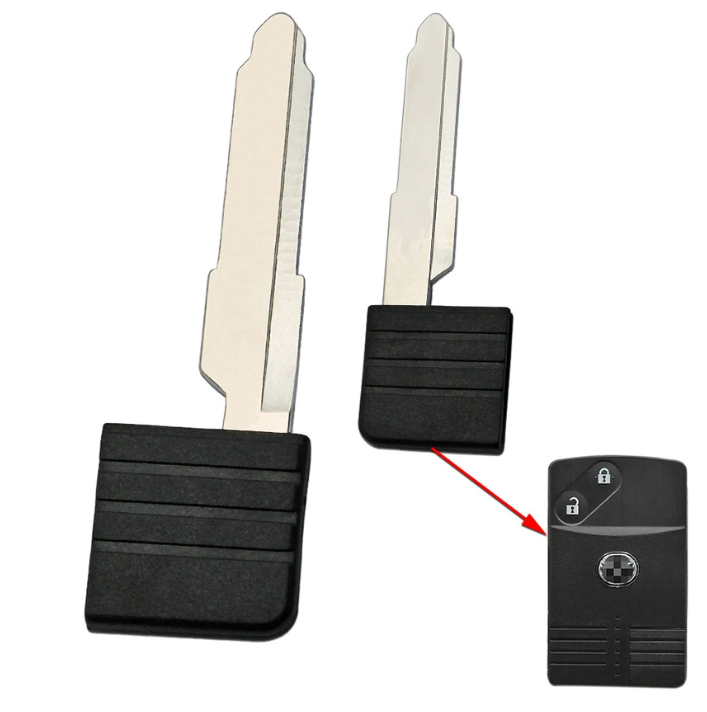 Mechanical Keys Replacement for Mazda Smart Card Keyless Entry Remote Fob