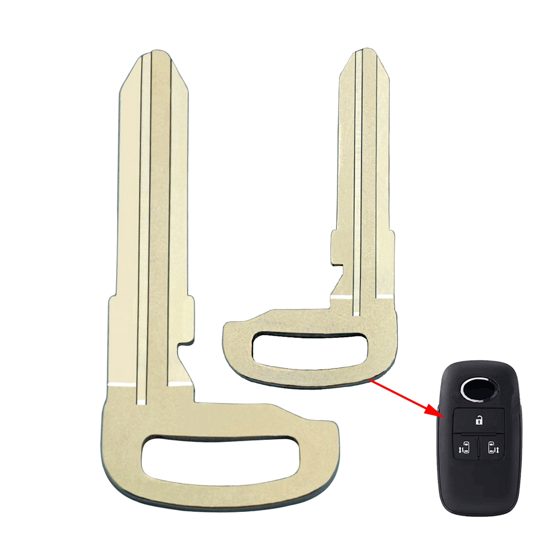 Emergency Key for Toyota Lexus Daihatsu Smart Card Keyless Entry Remote Fob