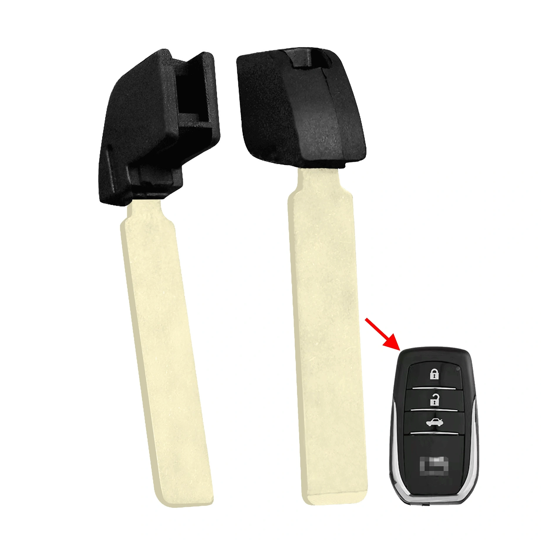 Emergency Key for Toyota Lexus Daihatsu Smart Card Keyless Entry Remote Fob