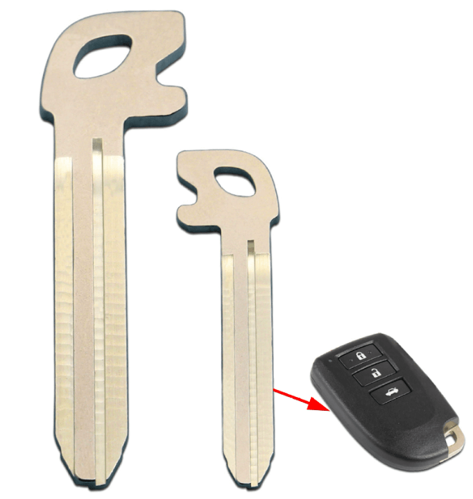 Emergency Key for Toyota Lexus Daihatsu Smart Card Keyless Entry Remote Fob