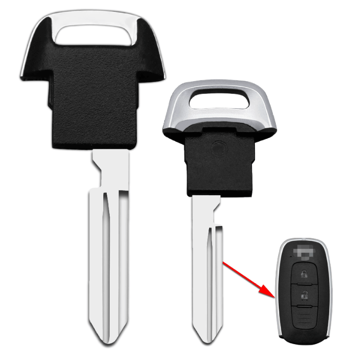 Spare Emergency Key for Nissan Car Smart Card Keyless Entry Remote Fob
