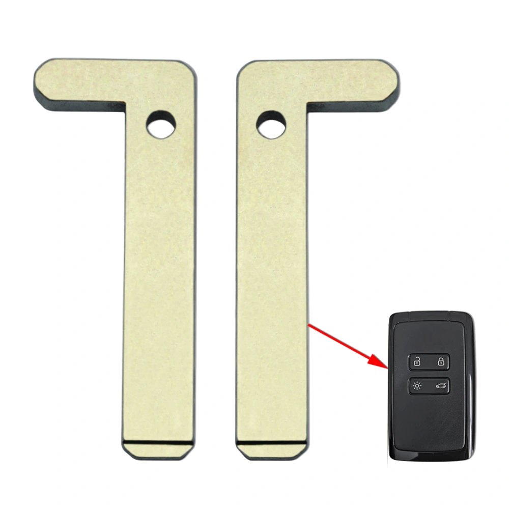 Renault R5 Key Emergency Key for Renault Car Smart Card Keyless Entry Remote Fob