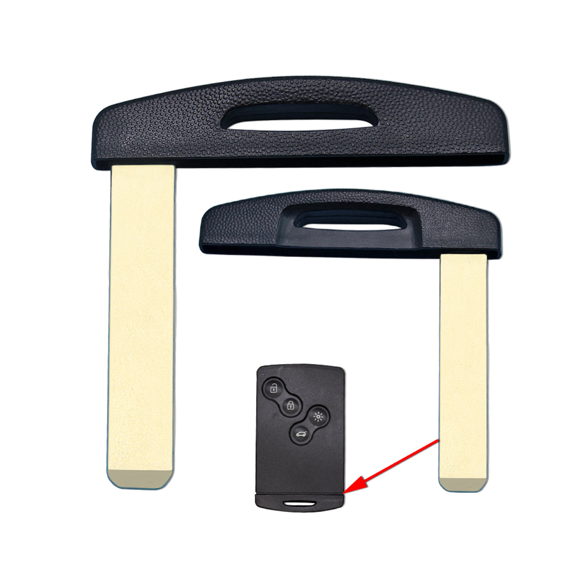 Emergency Key for Renault Car Smart Card Keyless Entry Remote Fob