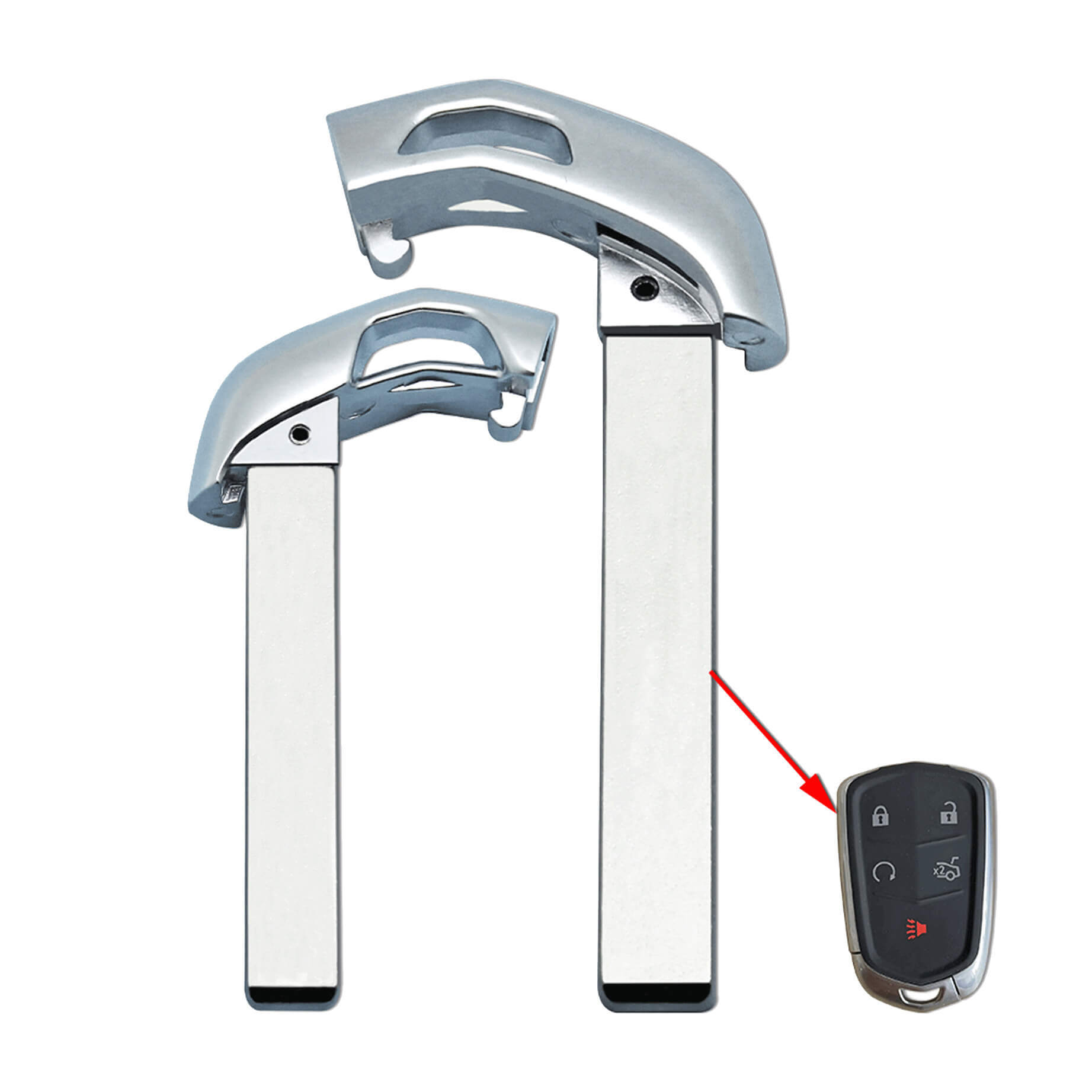 Emergency Key for Buick Chevrolet Cadillac GM Car Smart Card Keyless Entry Remote Fob