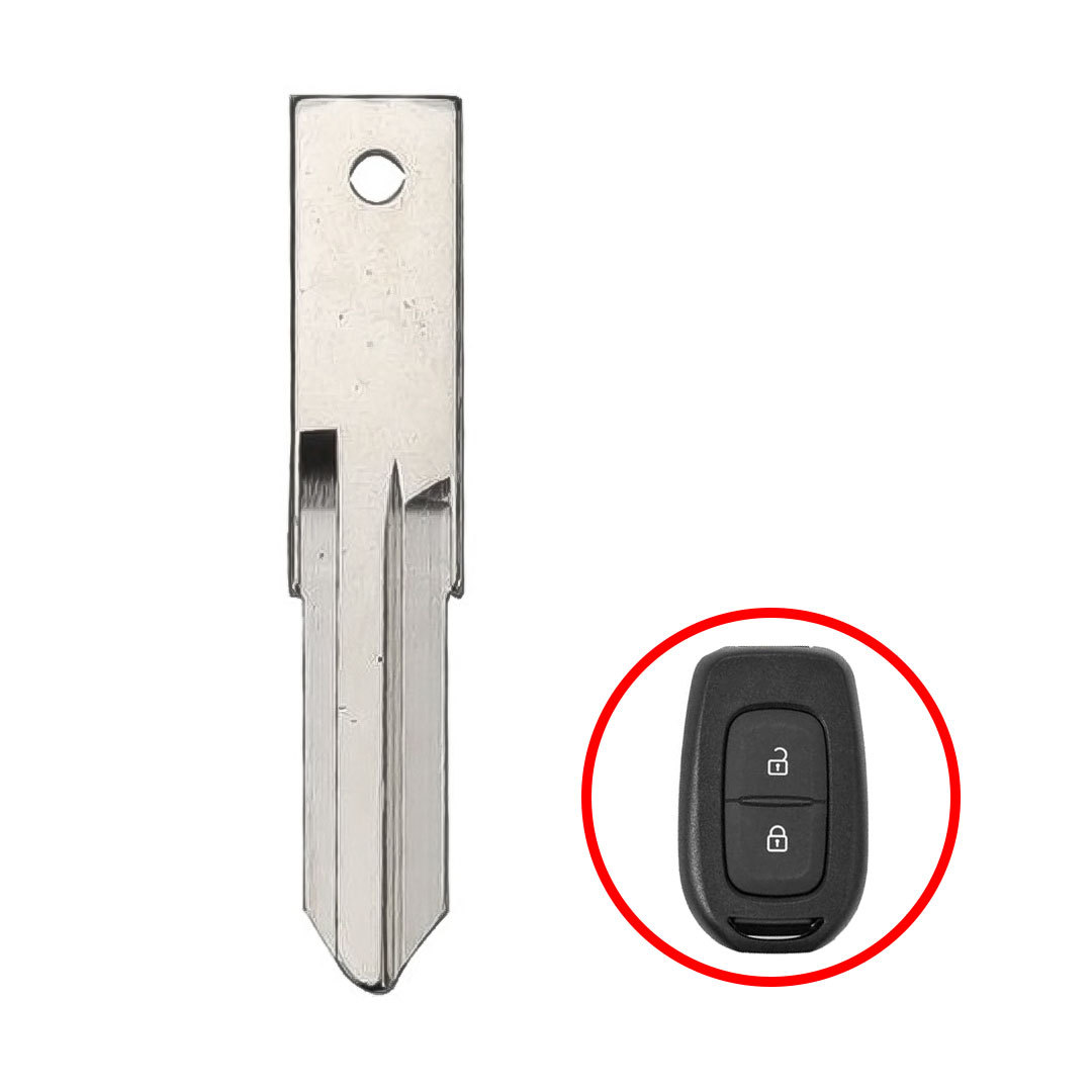 Non-Flip Remote Key Blades for Renault Peugeot Opel Nissan Dacia Remote Head Keyfobs Fixed Key Blades
