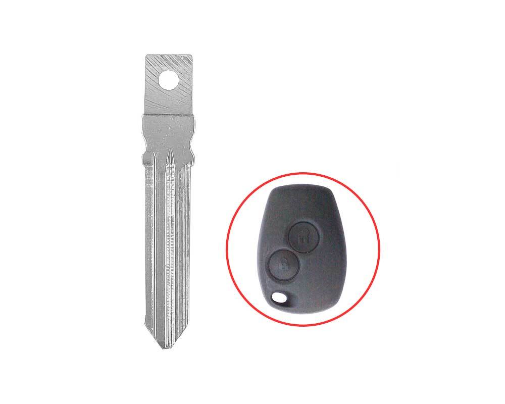 Non-Flip Remote Key Blades for Renault Peugeot Opel Nissan Dacia Remote Head Keyfobs Fixed Key Blades