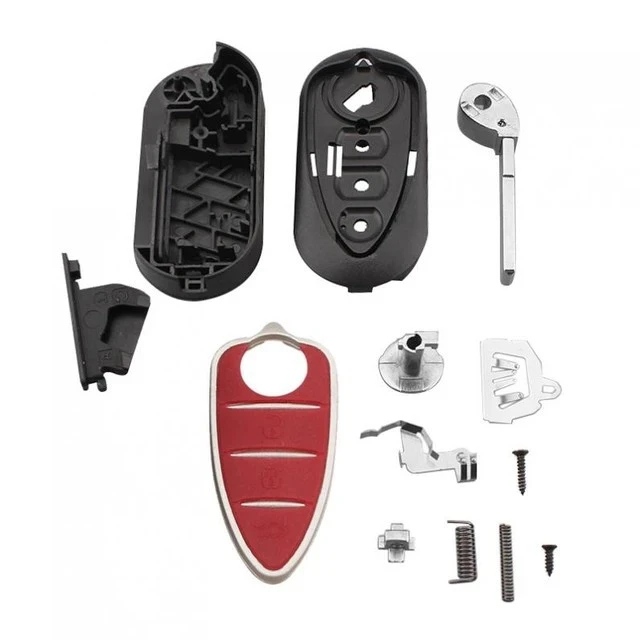 Key Empty Shells for Alfa Romeo Flip Remote Key Shells Replacement Empty Blank Case No ...