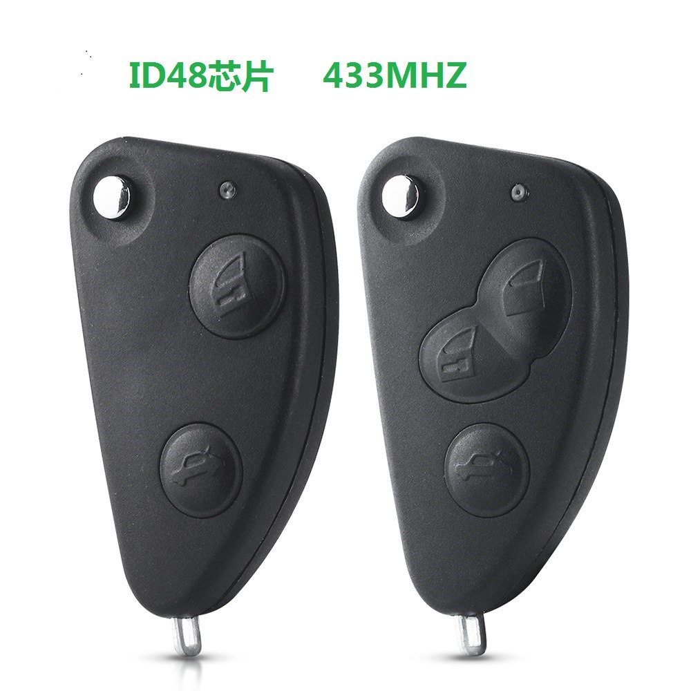 for Alfa Romeo 147 156 166 GT Flip Keys Complete Remote Fobs with Electronics