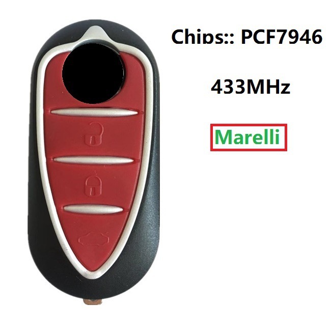 for Alfa Romeo 500L Giulietta / Mito Flip Key 3 Buttons Complete Remote Fobs with Electronics