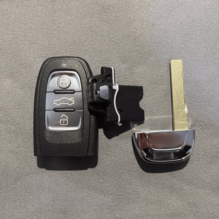 2012-2017 Audi A4L Q5 Smart Key Remote Fobs 315MHz/ 433MHz/ 868MHz, 3 Button Shell Case,