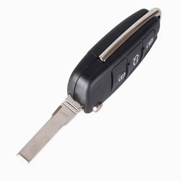 for Audi Flip Key Remote Fobs 3 Buttons with Electronics